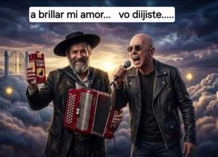 Moni Encina y el Indio Solari