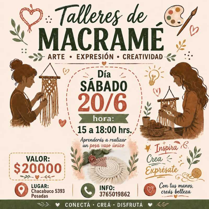 Misiones vive un fin de semana a pura cultura con espectáculos, talleres y festivales 18 WhatsApp Image 2026 06 19 at 11.42.25 1 - 17