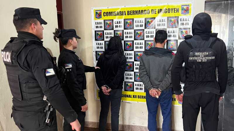 Persecución y captura en Bernardo de Irigoyen