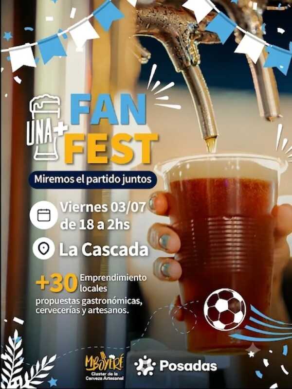 Reprogramaron el Fan Fest en Posadas: será el 3 de julio en La Cascada y transmitirá el partido de la Selección 3 WhatsApp Image 2026 06 23 at 19.22.21 - 2
