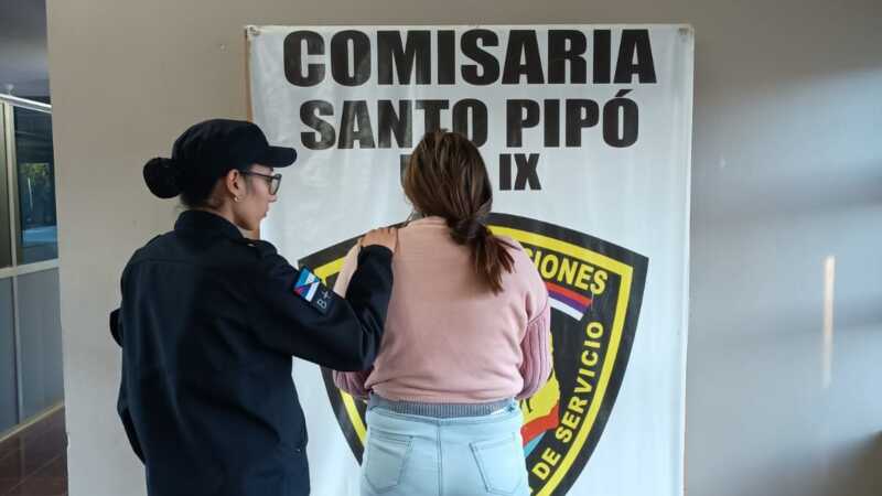 mujer detenida santo pipó