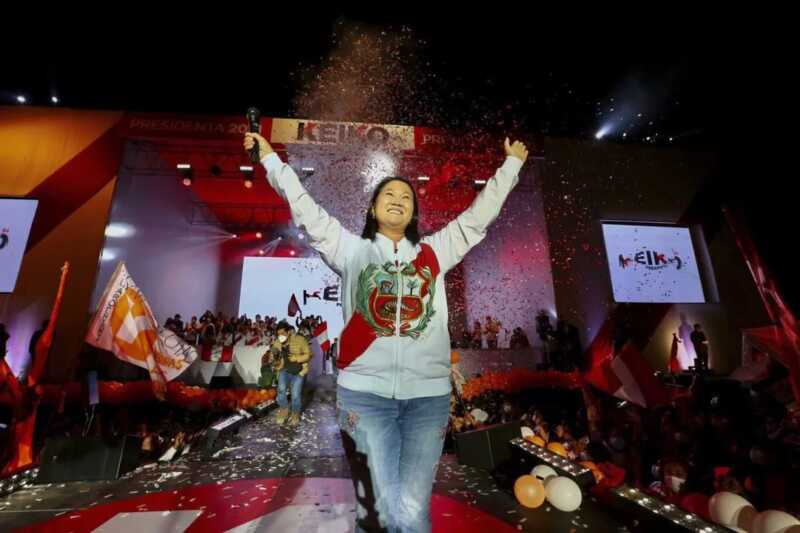 Keiko Fujimori presidenta de Perú