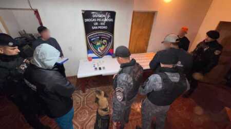 desbaratan narco kiosco en San Pedro