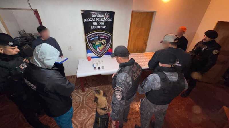 desbaratan narco kiosco en San Pedro