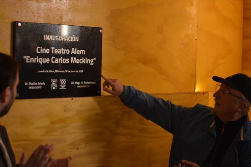 Jóvenes estudiantes impulsaron el Cine Teatro de Alem: la obra nació de una propuesta en las escuelas 2 alem cine teatro 1 - 1