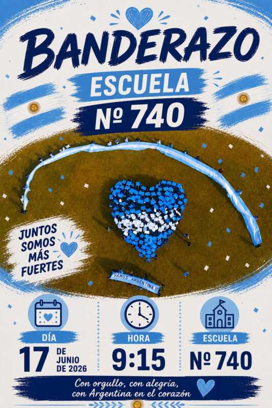 El Soberbio volverá a desplegar su bandera gigante en un nuevo banderazo patriótico 4 banderazoFlayer - 3