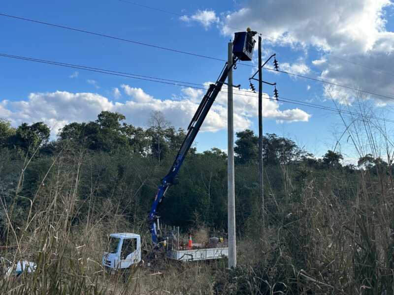 Energía de Misiones moderniza la línea troncal de Andresito: una obra estratégica para el norte misionero energia misiones andresito