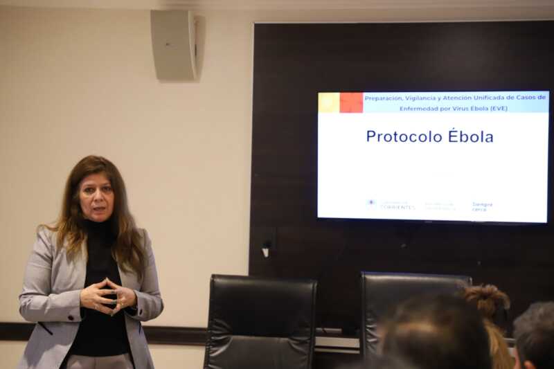 Salud Pública de Corrientes coordina acciones preventivas ante la alerta por Ébola