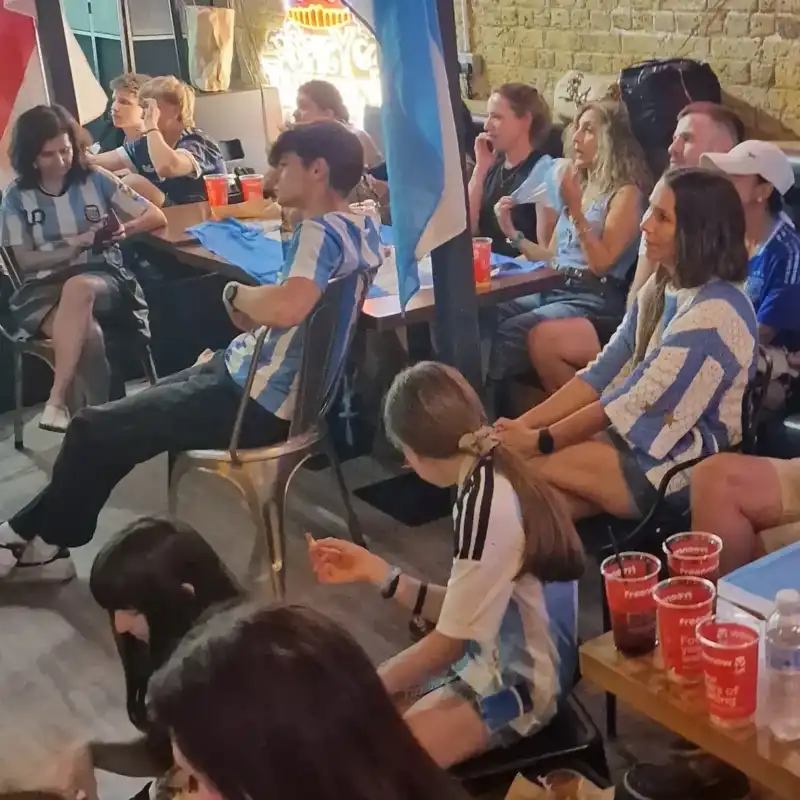 Argentina Vs Egipto en Metropolis Vauxhall Algunas caras de sufrimiento que luego se convirtier 2 - 6