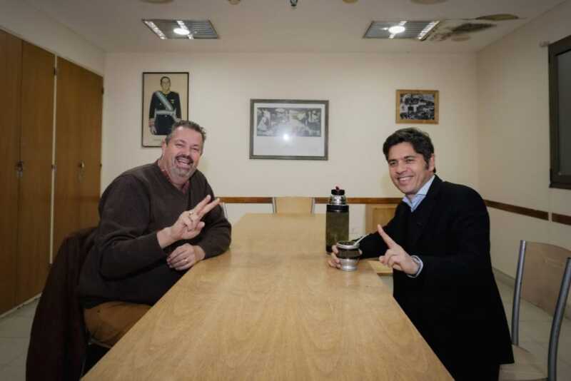 Chrisstian Humada y Axel Kicillof