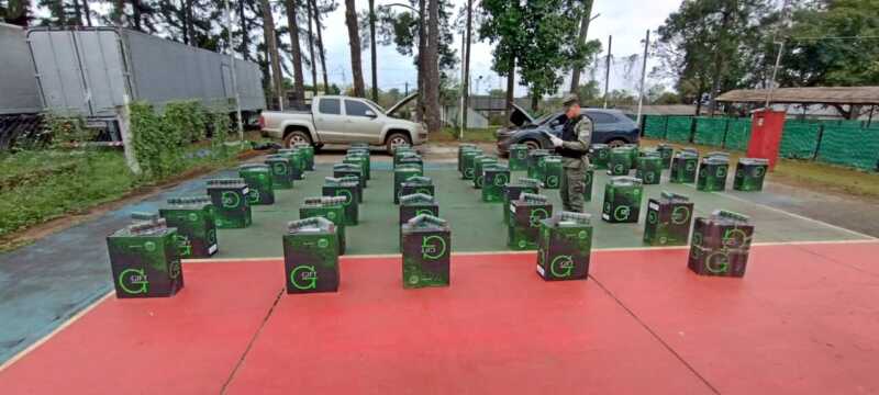 Secuestraron cigarrillos valuados en más de $116 millones en un operativo en Eldorado cigarrillos