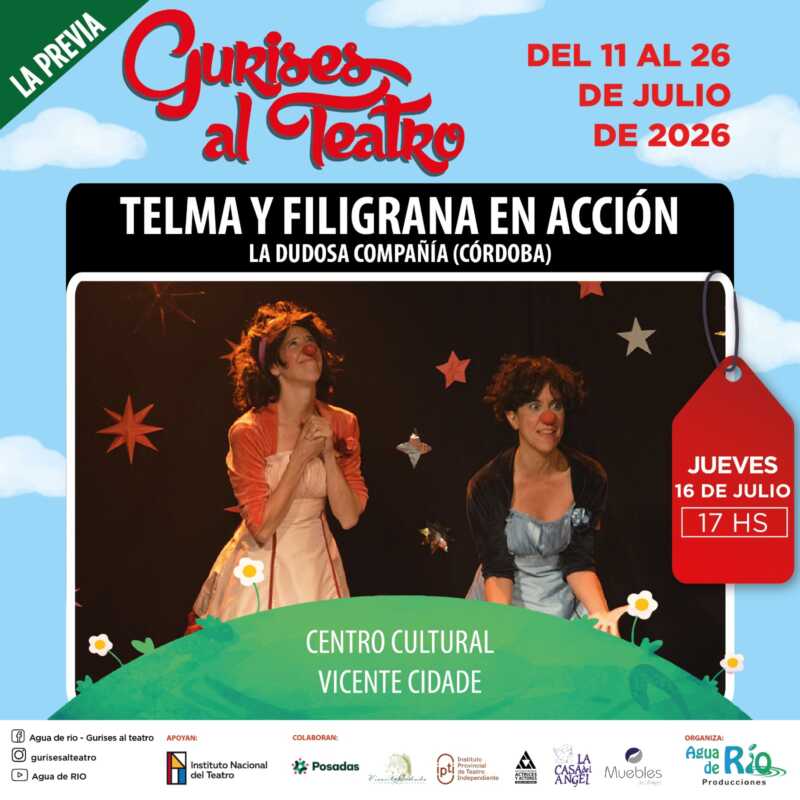 Grisel Gri destacó el poder del teatro para conectar a chicos y grandes en Gurises al Teatro 4 La actriz cordobesa Grisel Gri, integrante de La Dudosa Compañía, habló en Arriba la Radio sobre su participación en el 13° Festival Gurises al Teatro, el poder del teatro para las infancias, su gira por Latinoamérica y el presente del teatro independiente argentino.