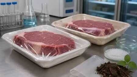 El nuevo desarrollo del INTA propone envases compostables para carne vacuna que mantienen la calidad del producto y reducen el uso de plásticos tradicionales.