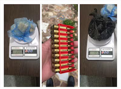 Paraguay: buscaban un celular robado y encontraron drogas, municiones de fusil y a un hombre con orden de captura Un allanamiento en el barrio Chacarita de Asunción por el robo de un celular terminó con el secuestro de drogas, 140 cartuchos de fusil y la detención de un hombre con orden de captura vigente.