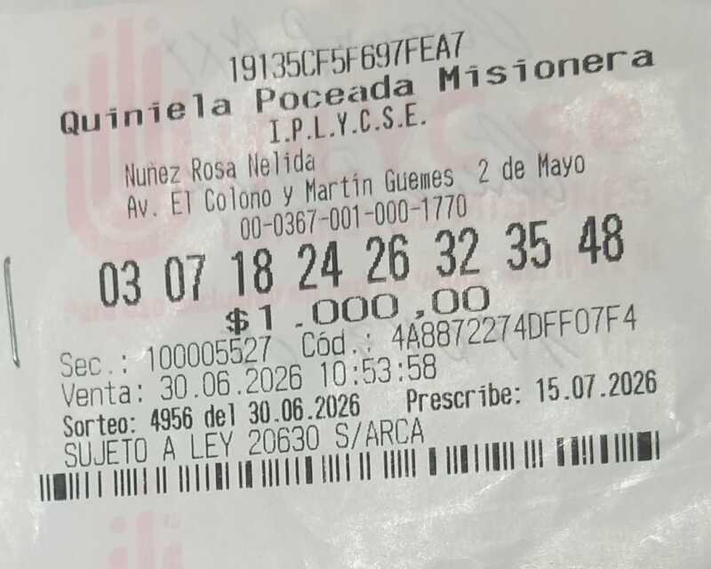 Tarefero de Dos de Mayo ganó más de $326 millones en la Poceada y reveló en qué usará el dinero poceada tarefero