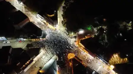 Festejos masivos y un policía apuñalado en Misiones tras el subcampeonato argentino festejos Misiones selección Argentina
