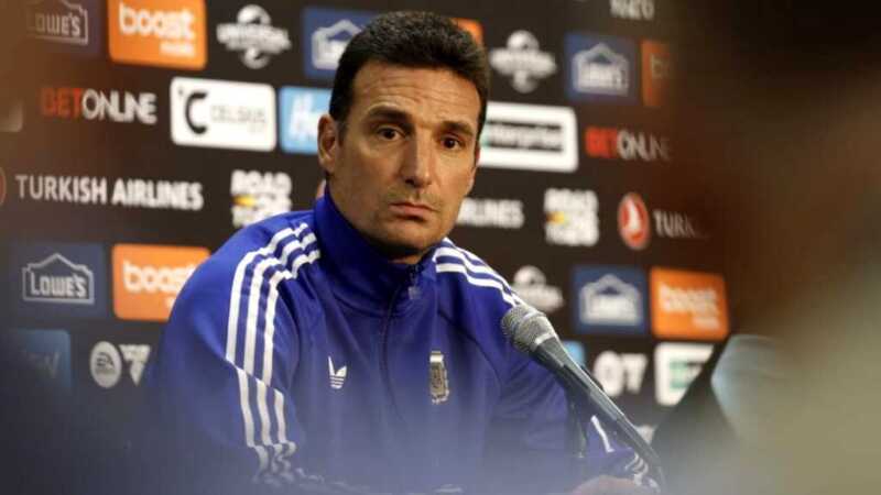 Scaloni: "Jugaremos muy parecido al partido anterior" Scaloni