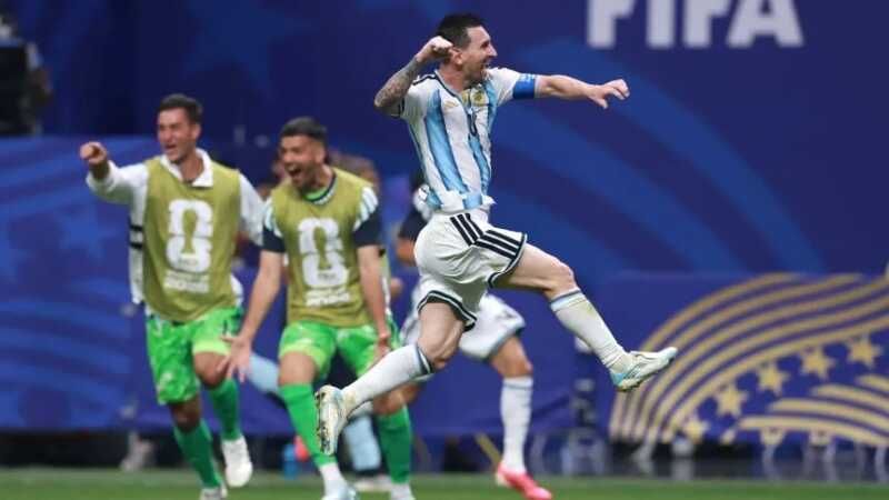Messi sobre el triunfo de Argentina
