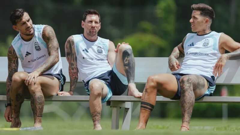 A pensar en el domingo: Argentina inició la preparación para la final del Mundial ante España Argentina se entrenó de cara a la final