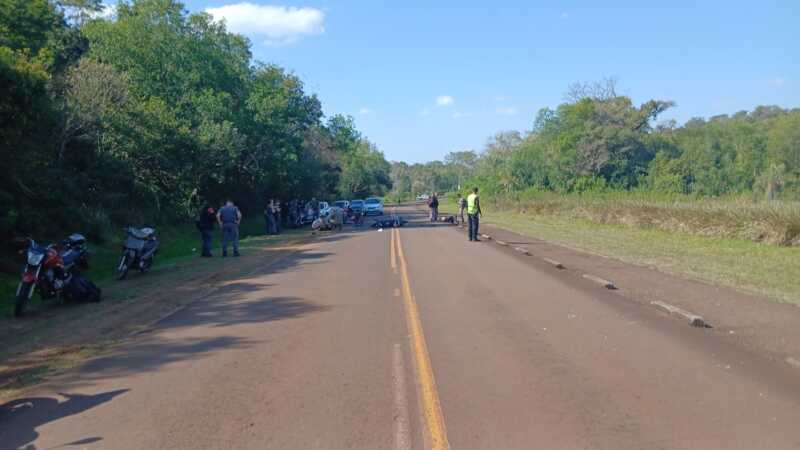 Tres motociclistas heridos Ruta Provincial 216