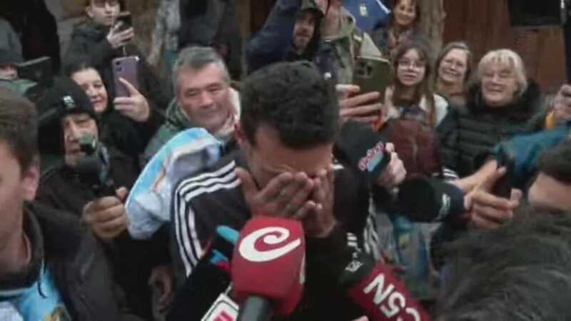 Scaloni volvió a emocionarse tras regresar a su Pujato natal: “Seguiremos dando batalla” Scaloni en Pujato