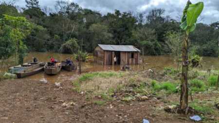 Crecida del río Uruguay en El Soberbio: 41 familias fueron asistidas y 35 fueron evacuadas WhatsApp Image 2026 07 23 at 11.30.32 - 1