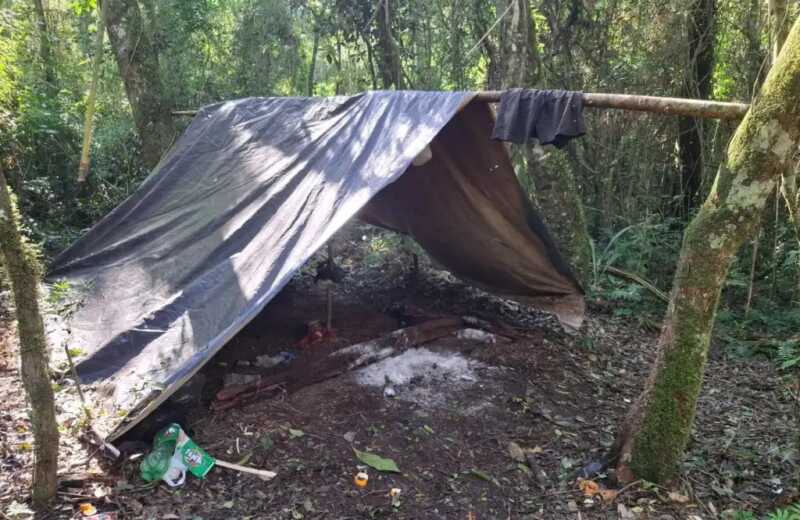 Desmantelaron un campamento clandestino y secuestraron un rifle y dos motocicletas en un operativo contra la caza furtiva Desmantelaron un campamento clandestino