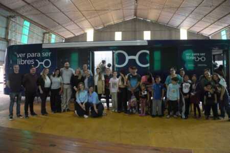 Alem: más de 100 niños y adolescentes recibieron atención oftalmológica en un operativo sin costo Alem operativo
