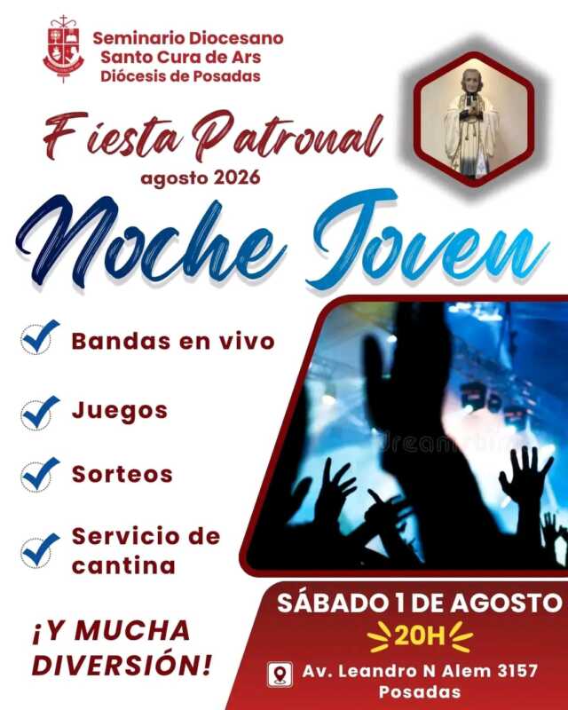 "Dejá tus redes y sígueme": el seminario de Posadas abre sus puertas para celebrar a su fiesta patronal 9 fiesta patronal 2 - 8