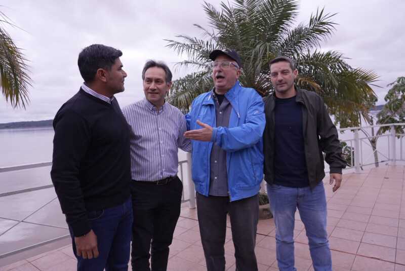Intendentes reclamaron más obras eléctricas y alumbrado público al nuevo presidente de EMSA