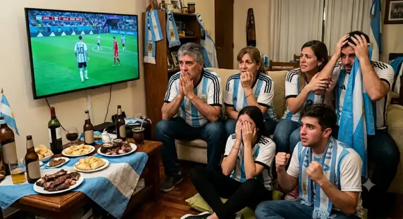 Corazón en alerta: advierten que la ansiedad y el estrés del Mundial pueden provocar afecciones cardiacas 3 mundial hinchas futbol - 2