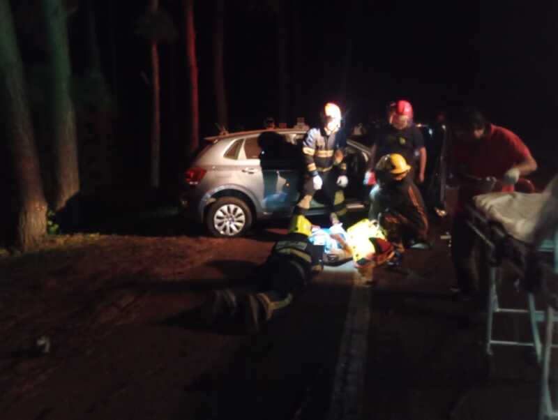 Puerto Libertad: choque frontal sobre Ruta 12 dejó dos muertos y una mujer gravemente herida 3 puerto libertad siniestro 1 - 2