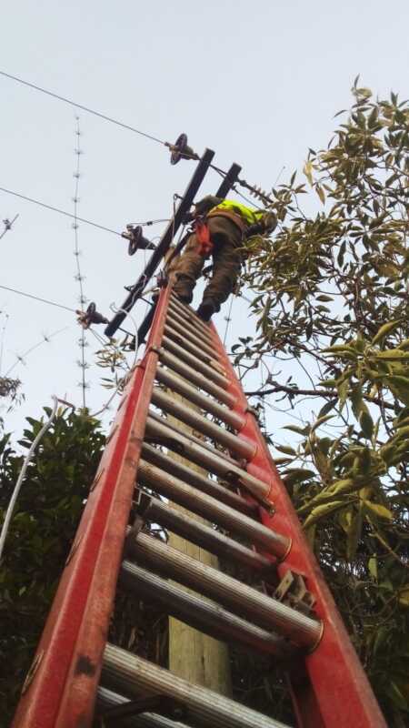 El temporal dejó graves daños en la red eléctrica y siguen las tareas de reparación en Misiones temp
