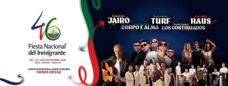 La Fiesta Nacional del Inmigrante ya tiene fecha: Oberá se prepara para una edición llena de novedades 7 764065689 1798968488212616 8876399792475766983 n - 6