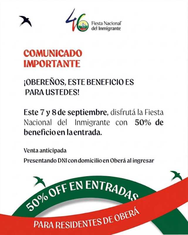 La Fiesta Nacional del Inmigrante ya tiene fecha: Oberá se prepara para una edición llena de novedades 9 783707325 1599324681857116 2769605307628341679 n - 8