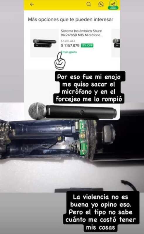 Andy Gaona habló en Radio Up sobre el episodio ocurrido durante una presentación en Alem y explicó qué sucedió antes y después del video que se viralizó.