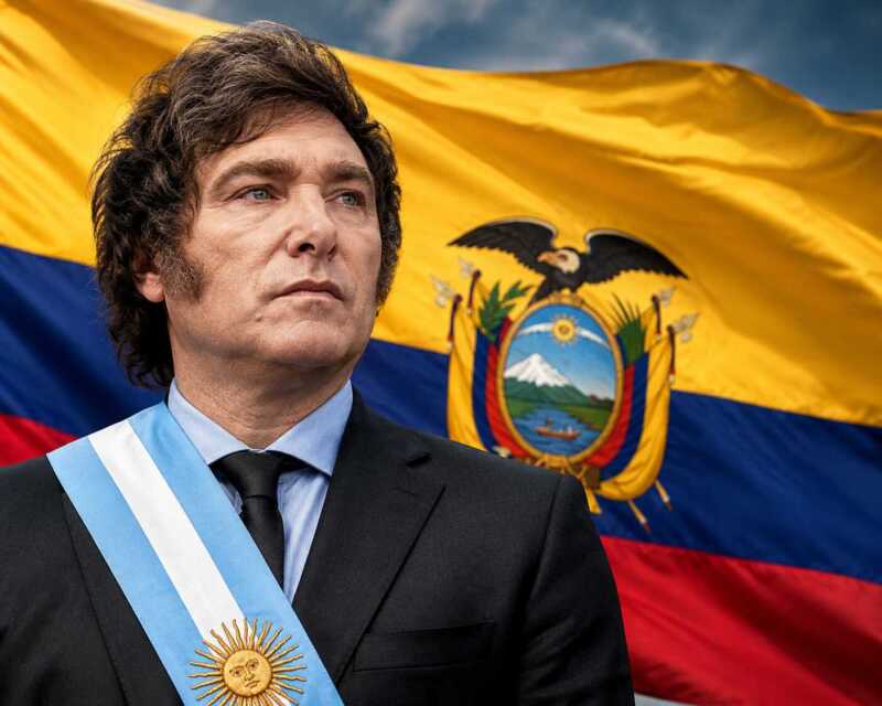 Milei inicia una gira por Ecuador y Colombia para reforzar vínculos bilaterales y participar de la asunción presidencial en Cali ChatGPT Image 6 ago 2026 07 52 36 - 2