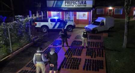 Secuestraron más de 400 kilos de droga y detuvieron a un hombre en Misiones Droga