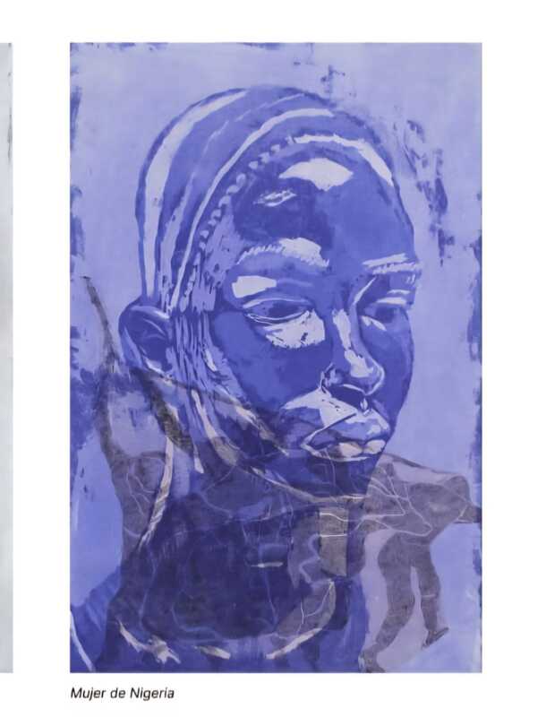 Museo Juan Yaparí: la nueva exposición de María Nathan invita a descubrir cómo evolucionó la belleza 9 Obra de Nathan Mujer de Nigeria - 8