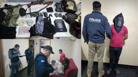 Allanamiento en Itapúa: detienen a presunto implicado en un robo con resultado de muerte El allanamiento se realizó durante la madrugada de este miércoles en la colonia 7 de Agosto, en Carlos Antonio López.