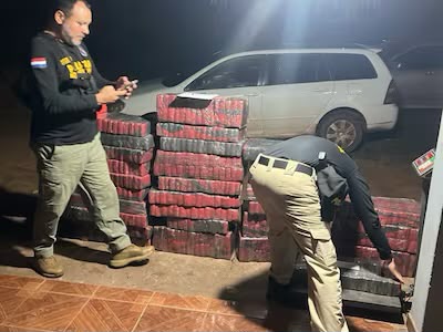 Paraguay: incautaron casi 500 kilos de marihuana tras un operativo Policial Paraguay incautaron marihuana - 2