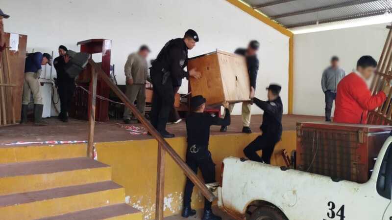 El Soberbio: dos familias regresaron a sus hogares y continúa la asistencia a los evacuados El Soberbio