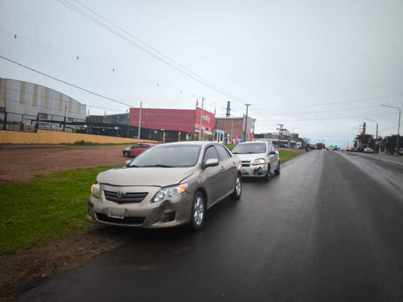 Choque en cadena entre seis vehículos en la avenida Quaranta de Posadas 1 choque