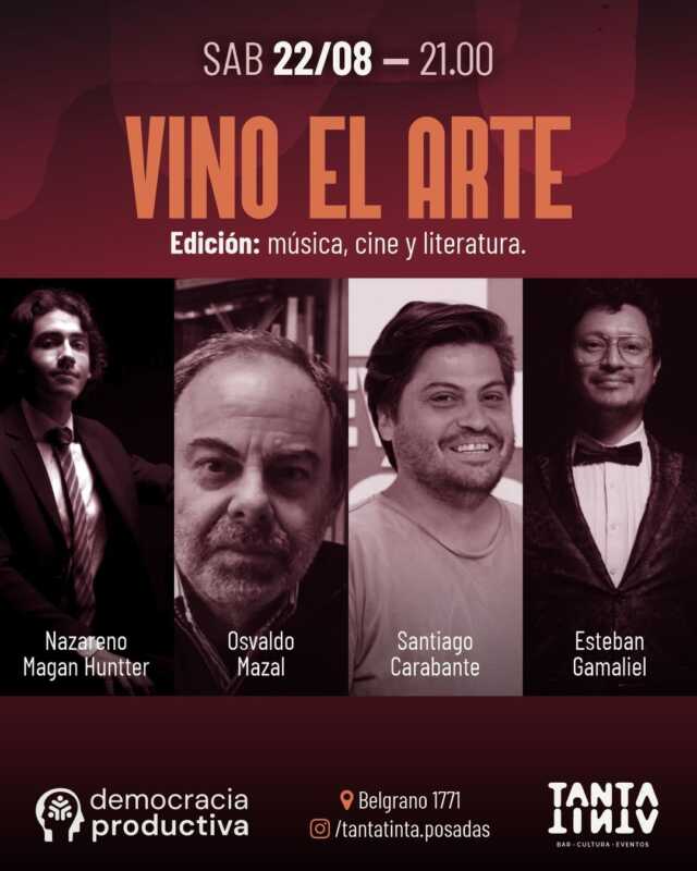 Fin de semana cultural en Misiones: recitales, teatro, cine, talleres y mucho más 23 WhatsApp Image 2026 08 21 at 07.48.07 - 22