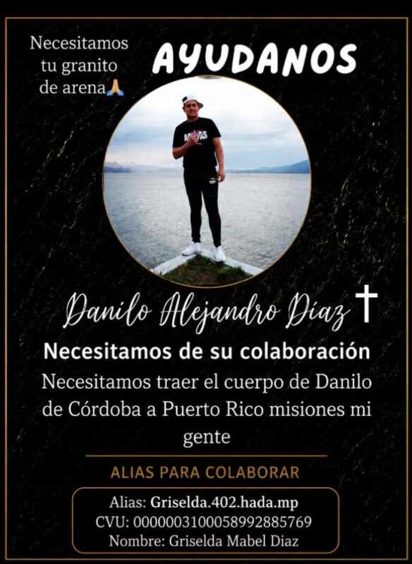 Tragedia en Alta Gracia: un joven misionero murió en un choque frontal y piden colaboración para su traslado 3 WhatsApp Image 2026 08 24 at 18.55.38 1 - 2