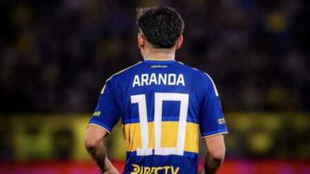 Aranda se lesionó en Boca