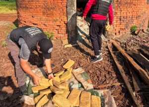 Incineraron más de 700 kilos de marihuana secuestrados en distintos operativos en Misiones quema de marihuana en misiones