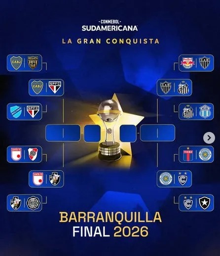 Copa Sudamericana: Con Boca como único argentino, así quedaron las llaves de cuartos de final 2 WhatsApp Image 2026 08 27 at 18.57.02 - 1