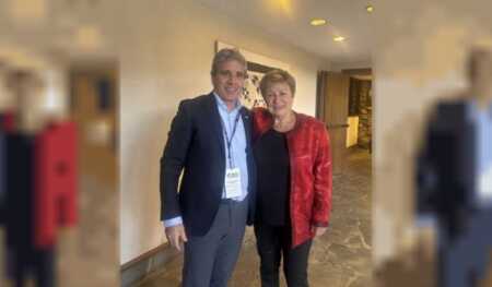Caputo se reunió en EE. UU. con Georgieva