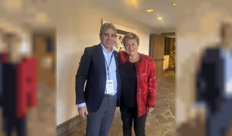 Caputo se reunió en EE. UU. con Georgieva